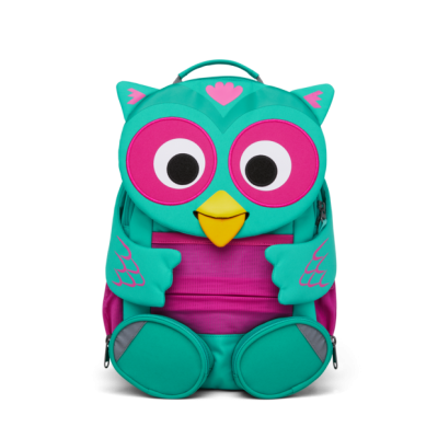 ZAINO zainetto GUFO affenzahn SCUOLA MATERNA tempo libero OWL materiale riciclato - 1