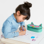 ASTUCCIO ovale PENCIL CASE affenzahn GUFO owl SCUOLA materiale riciclato AFFENZAHN - 5