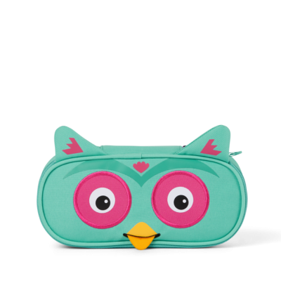 ASTUCCIO ovale PENCIL CASE affenzahn GUFO owl SCUOLA materiale riciclato AFFENZAHN - 1