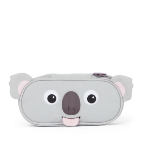 ASTUCCIO ovale PENCIL CASE affenzahn KOALA grigio SCUOLA materiale riciclato