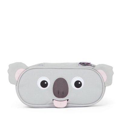 ASTUCCIO ovale PENCIL CASE affenzahn KOALA grigio SCUOLA materiale riciclato AFFENZAHN - 1