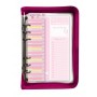 ORGANIZER CON STATIONERY SET astuccio trasparente GORJUSS santoro FIREWORKS viola 1137GJ03 taccuino CANCELLERIA Gorjuss - 1