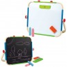 STUDIO D'ARTE PORTATILE Lavagna bianca e nera HAPE età 3+ magnetica DOUBLE FACE