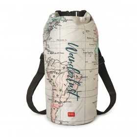 SACCA IMPERMEABILE Legami Travel Mappa 10 litri Good Vibes Legami - 1