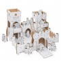 MY FAB CASTLE kit TO DO in cartone DA MONTARE e colorare 96 PEZZI made in italy TO DO - 4
