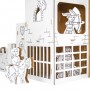 MY FAB CASTLE kit TO DO in cartone DA MONTARE e colorare 96 PEZZI made in italy TO DO - 7