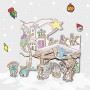 PRESEPE todo MY ECOLOVE kit TO DO in cartone DA MONTARE e colorare 33 PEZZI made in italy TO DO - 3