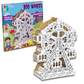 RUOTA PANORAMICA big wheel TO DO kit TODO in cartone DA MONTARE e colorare 61 PEZZI made in italy TO DO - 1