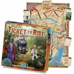 THE HEART OF AFRICA gioco da tavolo ESPANSIONEper TICKET TO RIDE Days of wonder 