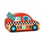 PUZZLE gioco AUTO DA CORSA con 16 pezzi grandi DJECO scatola sagomata DJ07273 età 3+ Djeco - 1