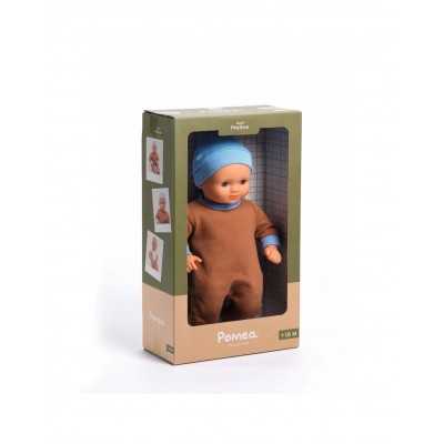 BAMBOLA pomea collection BABY PRALINE doll DJECO età 18 mesi + Djeco - 1