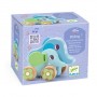 PITISING gioco in legno ELEFANTI da spingere SONORO piti sing DJECO DJ06466 età 10 mesi + Djeco - 1