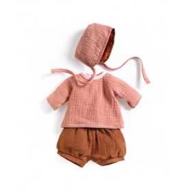 ABITI PESCA completo per bambole ROSA pomea collection DJECO età 18 mesi + Djeco - 1
