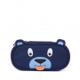 ASTUCCIO ovale PENCIL CASE affenzahn ORSO blu SCUOLA materiale riciclato AFFENZAHN - 1