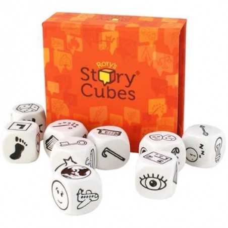 STORY CUBES arancione RORY'S gioco di dadi canta storie RACCONTARE FAVOLE età 6+