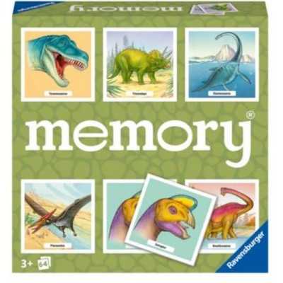 MEMORY ravensburger CLASSICO divertente DINOSAURI gioco di società 32 COPPIE età 3+ Ravensburger - 1