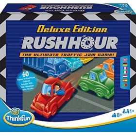 RUSH HOUR think fun DELUXE EDITION rompicapo GIOCO DI LOGICA traffico 60 NUOVE SFIDE età 8+ Think Fun - 1