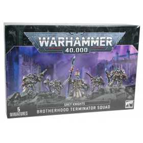 BROTHERHOOD TERMINATOR SQUAD grey knights WARHAMMER 40K games workshop CITADEL età 12+