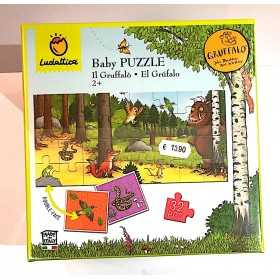 BABY PUZZLE totale 32 pezzi IL GRUFFALO set di 8 minipuzzle LUDATTICA età 2+ LUDATTICA - 1