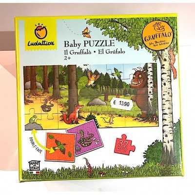BABY PUZZLE totale 32 pezzi IL GRUFFALO set di 8 minipuzzle LUDATTICA età 2+ LUDATTICA - 1