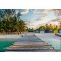 PUZZLE ravensburger 1000 PEZZI di 70 x 50 cm ISOLA CARAIBICA MALDIVE Ravensburger - 2