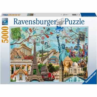 PUZZLE ravensburger 5000 PEZZI di 153 x 101 cm BIG CITY COLLAGE originale Ravensburger - 2