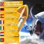 SUPER ROCKET science4you SET COMPLETO kit scientifico SUPER RAZZO età 8+ science4you - 4