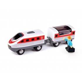 TRENO INTERCITY A BATTERIA ferrovia dei trenini HAPE con luce E3774 età 3+ Hape - 1