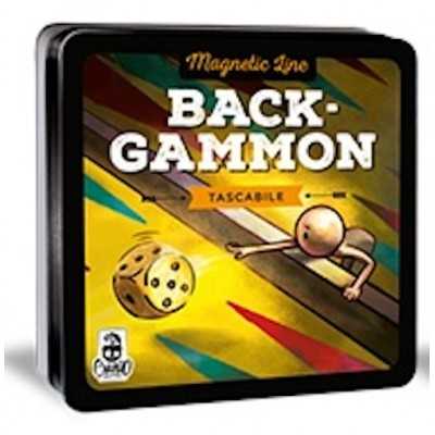 BACKGAMMON tascabile MAGNETIC LINE cranio creation IN LATTA età 5+ Cranio Creations - 1