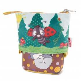 ASTUCCIO POUCH morbido ALTO 19,5 CM peluche NICI green FOREST FRIENDS NICI - 1