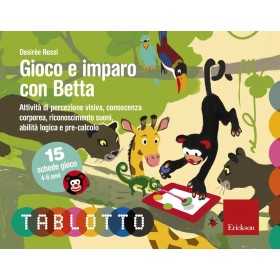 GIOCO E IMPARO CON BETTA gioco educativo ERICKSON con 15 schede IN ITALIANO età 4+ Erickson - 1