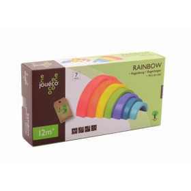 RAINBOW arcobaleno IN 7 PEZZI colorati JOUECO età 12 mesi + - 1