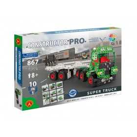 AUTORIMORCHIO in metallo CONSTRUCTOR PRO alexander SUPER TRUCK 10 IN 1 età 8+ ALEXANDER TOYS - 1