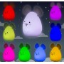 LAMPADA DA NOTTE in soft silicone TOPO cambia colore NIGHTLIGHT simply for kids Simply for Kids - 2