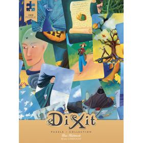 BLUE MISHMASH marie cardouat DIXIT collection PUZZLE da 1000 pezzi CON CARTA ESCLUSIVA età 14+
