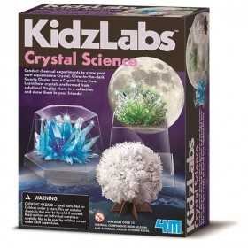 LA SCIENZA DEI CRISTALLI kit scientifico KIDZLABS set didattico 4M età 8+ 4M - 1