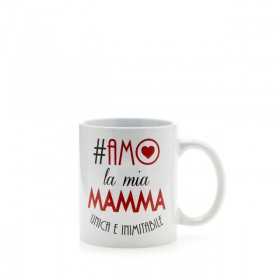 TAZZA mug LE TAZZATE piuforty AMO LA MIA MAMMA UNICA E INIMITABILE - 1
