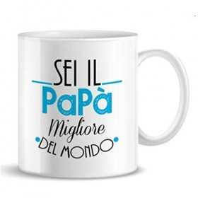 TAZZA mug LE TAZZATE piuforty SEI IL PAPA' MIGLIORE DEL MONDO - 1