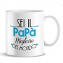 TAZZA mug LE TAZZATE piuforty SEI IL PAPA' MIGLIORE DEL MONDO - 1