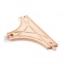 BINARIO A T pezzo unico IN LEGNO ferrovia HAPE trenino T SWITCH TRACK età 3+ Hape - 2