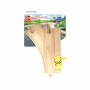 BINARIO A Y MECCANICO svolta IN LEGNO ferrovia HAPE trenino ADJUSTABLE SWITCH TRACKS età 3+ Hape - 1