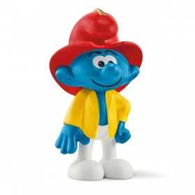 PUFFO POMPIERE originale THE SMURFS puffi SCHLEICH in resina 20833 età 3+ Schleich - 1