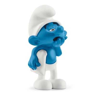 PUFFO DORMIGLIONE originale THE SMURFS puffi SCHLEICH in resina 20838 età 3+ Schleich - 1