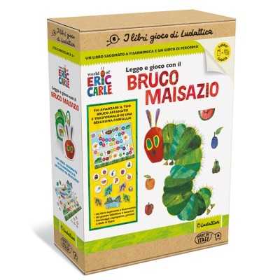 BRUCO MAISAZIO ludattica LIBRO E GIOCO in italiano OGGI BRUCO DOMANI FARFALLA età 3+ LUDATTICA - 1