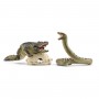 ANACONDA E COCCODRILLO miniature in resina WILD LIFE animali SCHLEICH 42625 età 3+ Schleich - 2