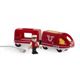 TRENO RICARICABILE travel rechargeable train SET FERROVIA trenini in legno BRIO età 3+ BRIO - 1