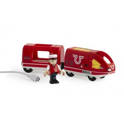 TRENO RICARICABILE travel rechargeable train SET FERROVIA trenini in legno BRIO età 3+ BRIO - 1