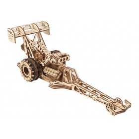 TOP FUEL DRAGSTER auto da competizione UGEARS in legno 321 PEZZI età 14+ Ugears - 1