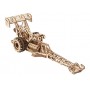 TOP FUEL DRAGSTER auto da competizione UGEARS in legno 321 PEZZI età 14+ Ugears - 1