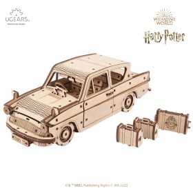 FLYING FORD ANGLIA volante HARRY POTTER wizarding world UGEARS in legno 244 PEZZI età 14+ Ugears - 1